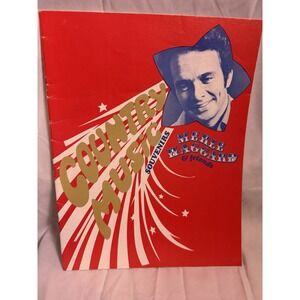 Vintage Merle Haggard & Friends Country Music Souvenir Booklet 11" X 8.5"